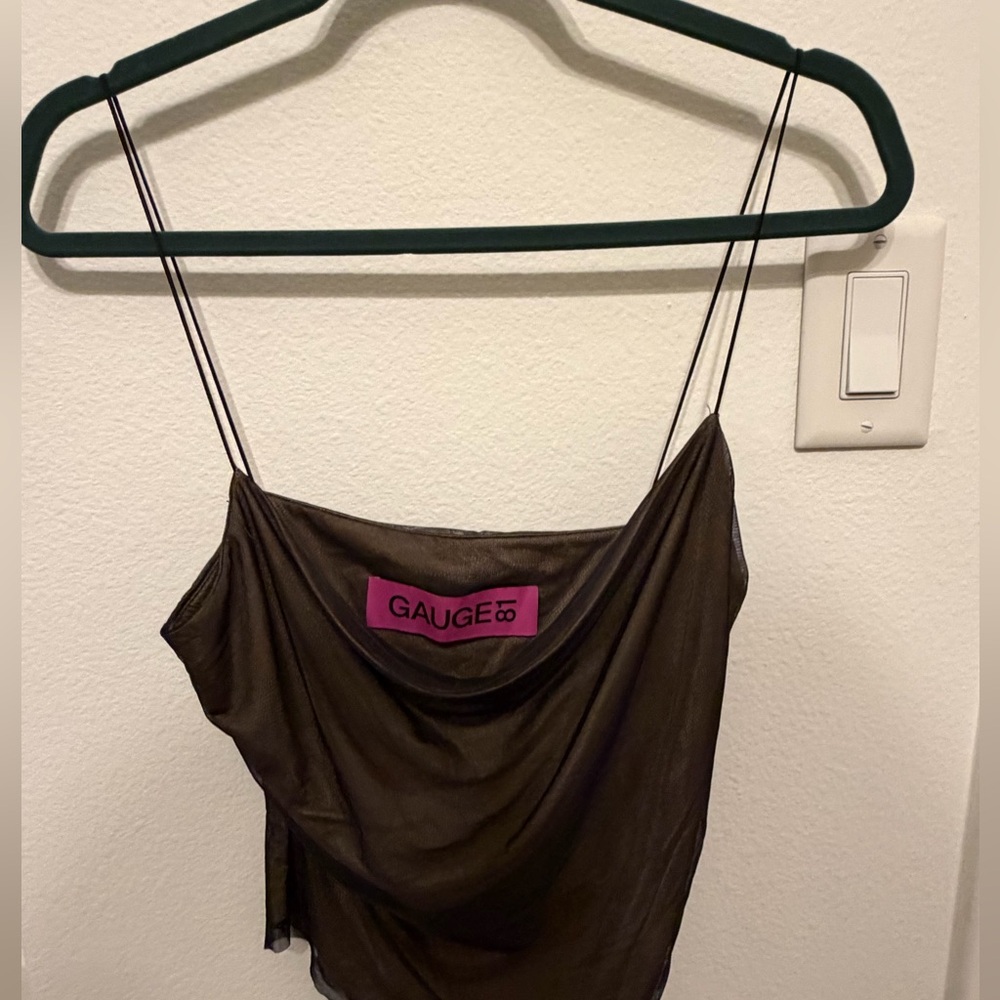 Gauge81 Dark Brown Crop Top